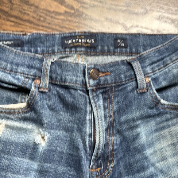 LUCKY BRAND Men’s 221 Straight Jeans - Picture 2 of 5
